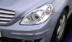 W245 Chrome Lykteringer Foran