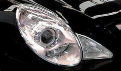 W251 Chrome lykteringer foran