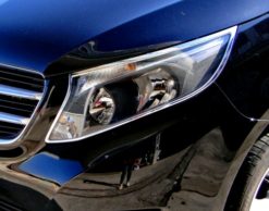 W447 Chrome lykteringer fremme