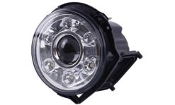 W463 Klarglass linselykter med LED 90-07