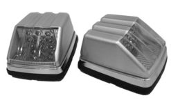 W463 LED blinklys sølv