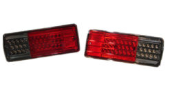 W463 Rød og sotede baklys med LED