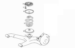 W638 Vito konverteringskit fra luftfjæring til stålfjæring