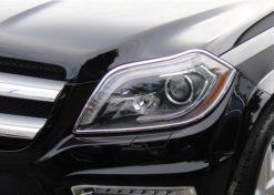 X166 Chrome lykteringer for frontlykter