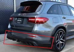 X253 GLC 63 komplett original bakdifusersats med eksoshaler i sort