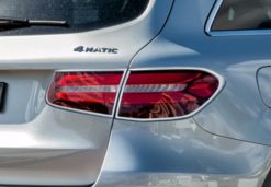 X253 GLC Chrome lykteringer bak