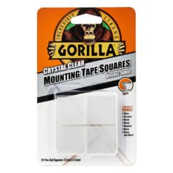 Gorilla Mounting Tape Squares 24 firkanter 2,5x2,5cm