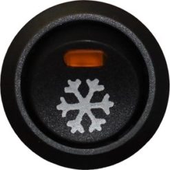Bryter 12V, kjøling, LED-diode Maks 20 Amp.