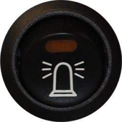 Bryter 12V, varsellys, LED-diode Maks 20 Amp.