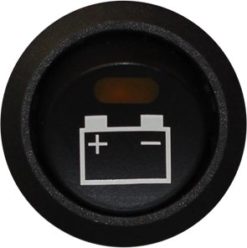 Bryter 12V, batteri, LED-diode Maks 20 Amp.