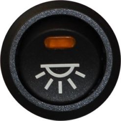 Bryter 12V, interiørlys, LED-diode Maks 20 Amp.