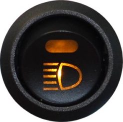 Bryter 12V, ekstralys, LED-diode symbol Maks 20 Amp.