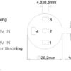 Bryter 12V, arbeidslys, LED-diode symbol Maks 20 Amp. | Brytere