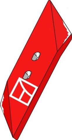 Vendbar spiss 70x15 høyre avst. 40