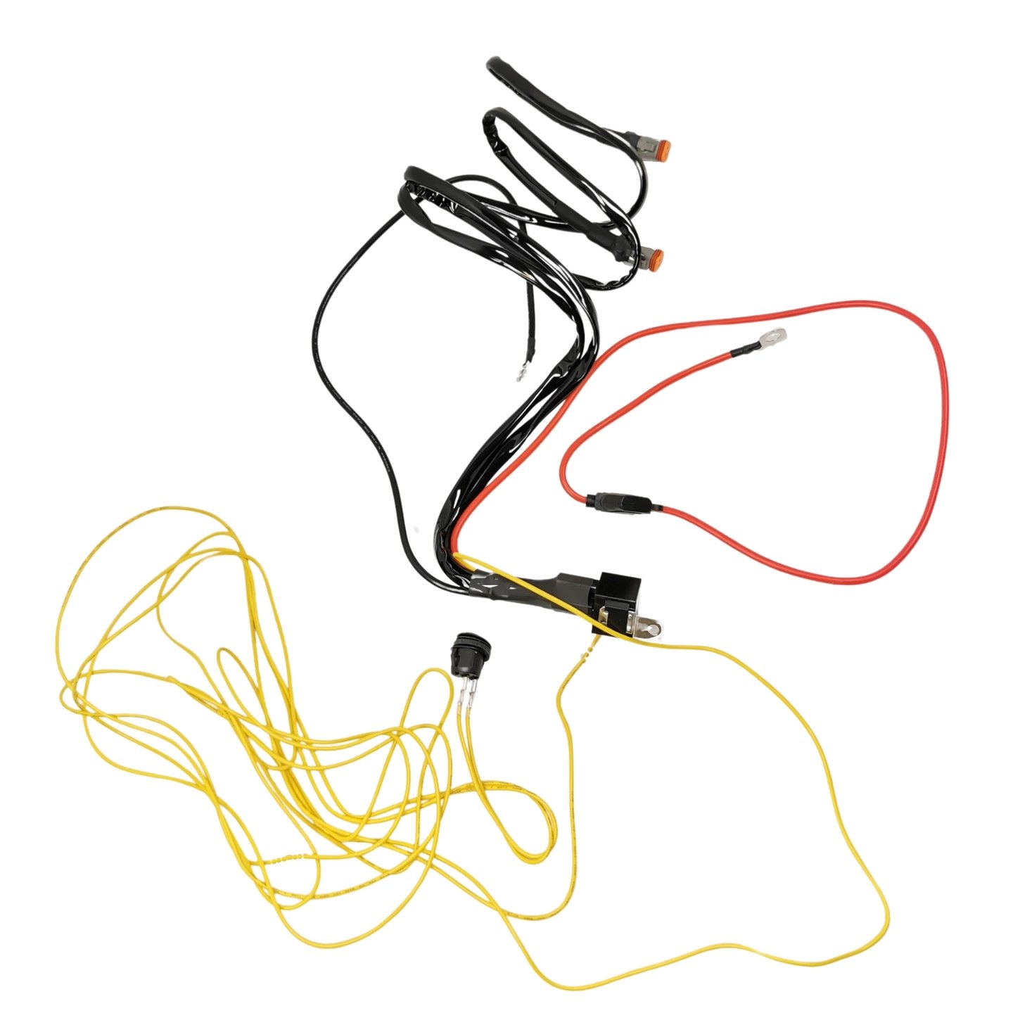 Kraftig DT2 kabelsett for Illuminator 2 x DT2 med 60A rele og 40A sikring | Lumary Kraftig DT2 kabelsett for Illuminator 2 x DT2 med 60A rele og 40A sikring - Bilde 2