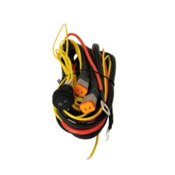Kraftig DT2 kabelsett for Illuminator 2 x DT2 med 60A rele og 40A sikring