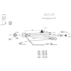 Alternative view of XBB Kabelsett med 1stk 2pin DTP kontakt Med 80A rele | Ledninger for parklys