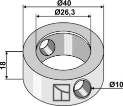 Stopring 18xø26,3xø40 hull 26,3