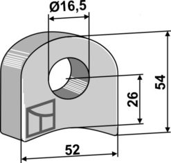 Holder hull 16,5