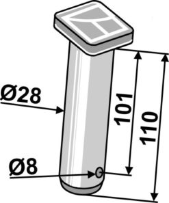 Bolt Ø28