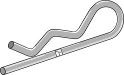 Fjærsplint modell A, 1,75x23