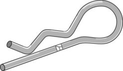 Fjærsplint modell B, 2,00x43