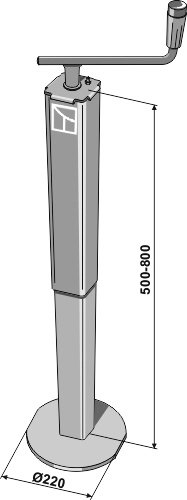 Støtteben støttelast 1200Kg