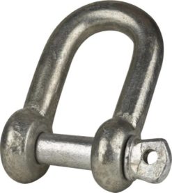 Alternative view of Rett sjakkel Ø9,5, galvanisert