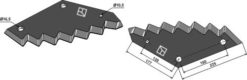 Fôrmikserkniv Hardmetall Til JF-Stoll VM1