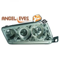 Styling hovedlykter sett krom - Skoda Fabia