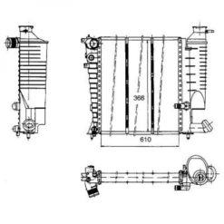 Kjøler - Citroen ZX 306 Xsara