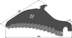 Pickupvognkniv 400 mm Til Pöttinger Jumbo (ab 2007)