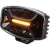OZZ XO1 P LED fjernlys med varsellys Dynamisk parklys, 8160 Lumen, sort hus | Ozz