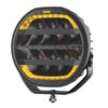 OZZ 9" LED fjernlys med varsellys Sort 15000 lumen sort hus, XR3 | Ozz