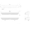 OZZ DBR1 P20" Fjernlys, sort hus Dobbelt LED-bar med posisjonslys | Ozz OZZ DBR1 P20" Fjernlys, sort hus Dobbelt LED-bar med posisjonslys | Ozz