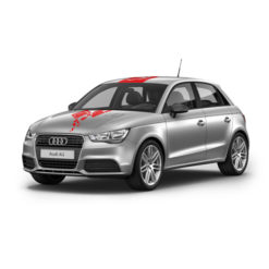 Dekaler konkurransesett elleve - Audi A1 11-18