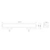 BRT 20" slim LEDbar m. dual posisjonslys 96W, 8100lm, slank og kraftfull, Ref.50 | BRT
