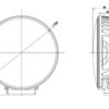 BRT 9" ekstralys med 13000 lumen E boost Godkjent med dual posisjonslys | BRT BRT 9" ekstralys med 13000 lumen E boost Godkjent med dual posisjonslys | BRT