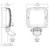 ABL No Glare LED Arbeidslys 2000 Lumen Herdet glasslinse og aluminiumshus sikre | ABL