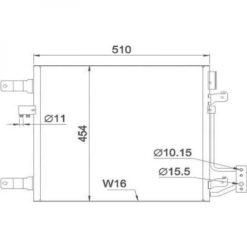 Jeep Kondenser A/C kjøler Jeep