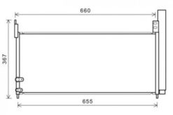 Kondenser A/C kjøler - Toyota