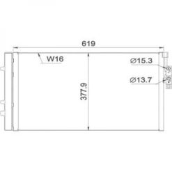 BMW Kondenser A/C kjøler