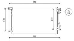 Chevrolet Kondenser A/C kjøler Chevrolet