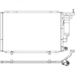 Kondenser A/C kjøler - Ford