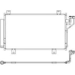 Mazda Kondenser A/C kjøler