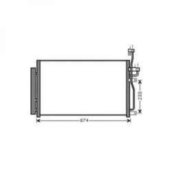 Opel Kondenser A/C kjøler