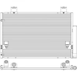 Kondenser A/C kjøler - Toyota