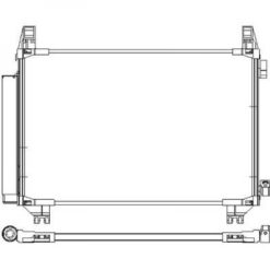 Toyota Kondenser A/C kjøler