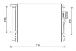 Kondenser A/C kjøler - Hyundai