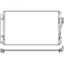 Kondenser A/C kjøler - Hyundai